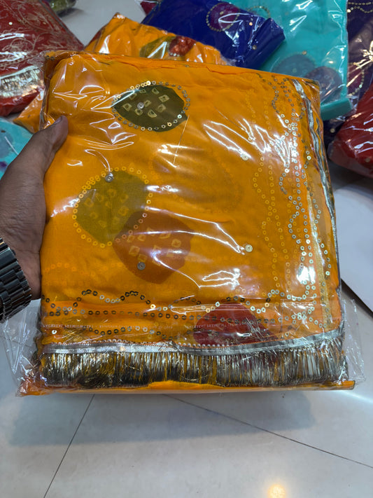 yellow कलर लड्डू पोसक